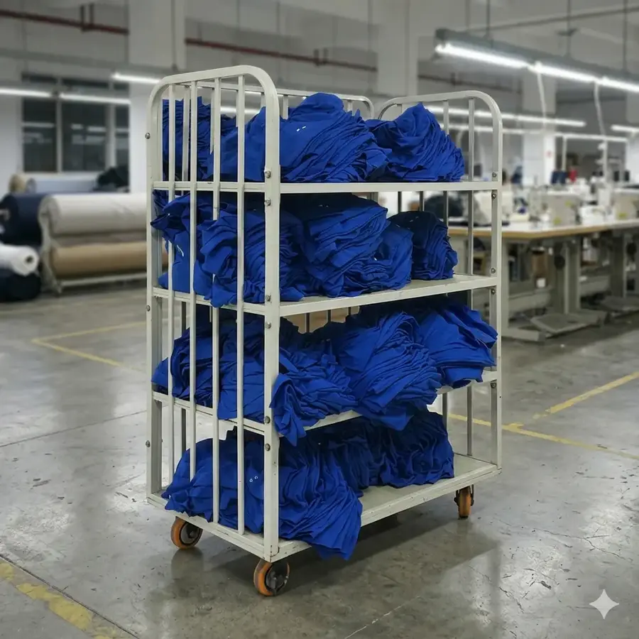 Xe đẩy bán thành phẩm dệt may MQ-D02