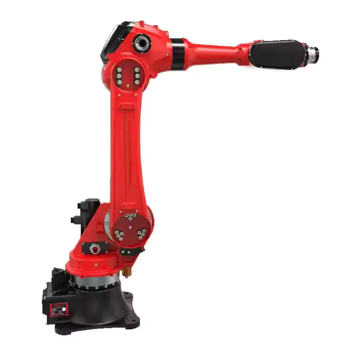 Cánh tay robot công nghiệp 6 trục, xử lý vật liệu, sơn, cắt, nhặt, chuẩn IP65, động cơ PLC